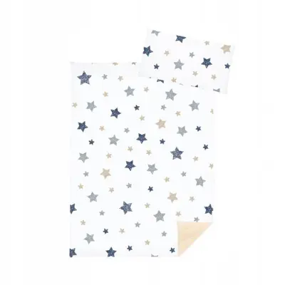 Lenjerie Pat 2 Piese KLUPS Patura si perna Ecru V106 Medium 00081571