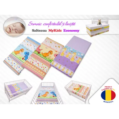 Saltea Fibra Cocos MyKids Economy I Color Diverse Modele 120x60x08 (cm) 00081319