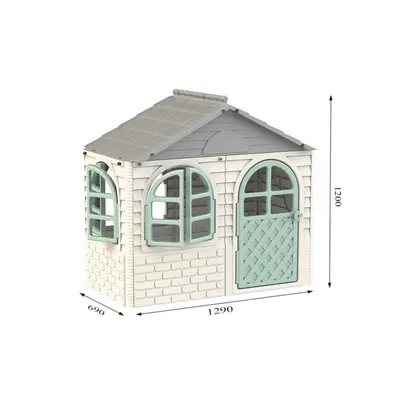 Casuta de joaca MyKids 02550/15 Gray/White - Small 00086131