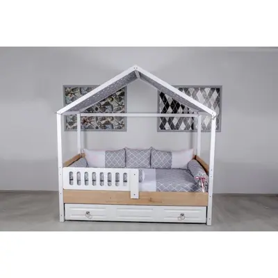 Lenjerie MyKids Montessori 8 Piese Queen QN121 95x195 cm 00081791