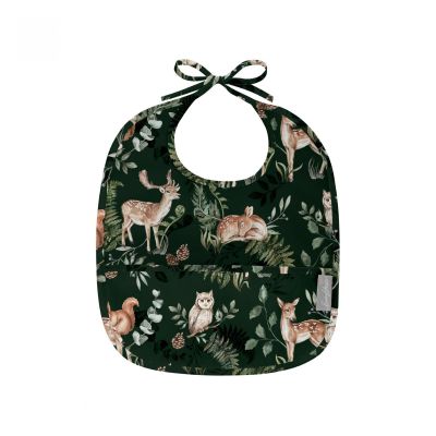 Bavetica Impermeabila Cu Buzunar, Reglabila, Animals Garden Dark Pjb486060
