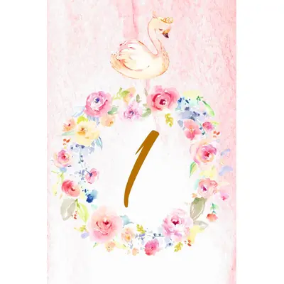 Numar de masa - Flamingo - SHYFLNMFL