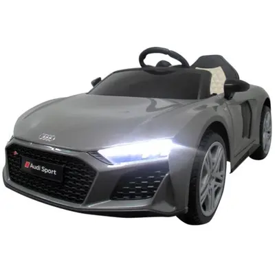 Masinuta electrica cu telecomanda audi r8 - 107 cm r-sport - gri edeedia300gri
