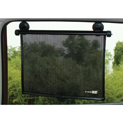 Parasolar auto retractabil, FreeON, Black BYN64067