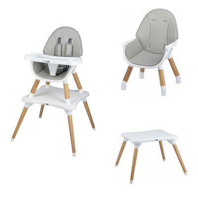 Scaun de masa 3 in 1, Multifunctional, Eos, Cu tavita reglabila si detasabila, FreeON, Grey BYN44275