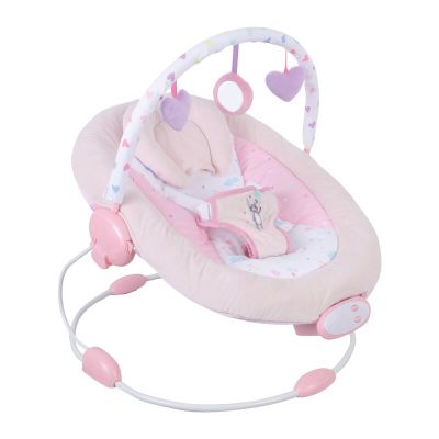 Scaunel balansoar, Rest`n`Play, Cu trei jucarii, 8 melodii, Vibratii, FreeON, Pink BYN45739