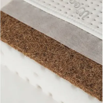 Saltea Pentru Copii, Fata Dubla, Spuma Pur Profilata Si Strat Nuca De Cocos Latexat, Husa 360, Tencel Cu Fibre De Viscoza Si Ioni De Argint Antibacteriana, 120x60x9 Cm, High Natural Pjbmattress_highpremium120