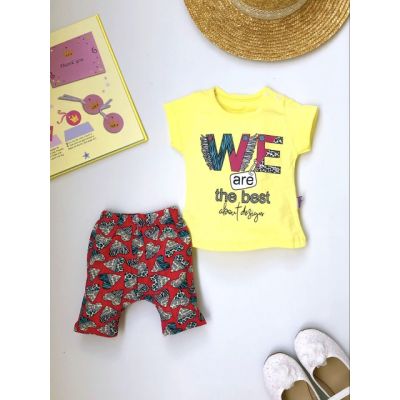 Costumas fetite cu tricou - We are the best! MBDR048