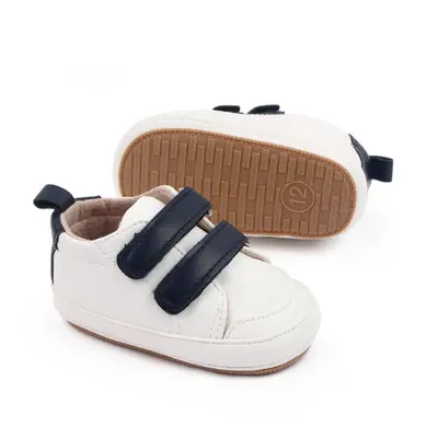 Adidasi albi cu barete negre (marime disponibila: 3-6 luni (marimea 18 incaltaminte)) mdd2788-1-p9.3-6 luni (marimea 18 incaltaminte)