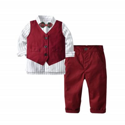 Costum elegant cu vestuta visinie (marime disponibila: 3 ani) ad6745-de3.3 ani