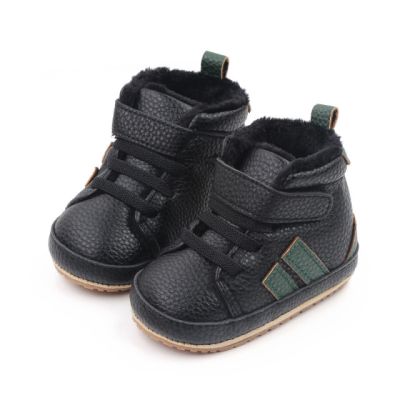 Ghetute negre imblanite pentru baietei (marime disponibila: 3-6 luni (marimea 18 incaltaminte)) mbd2752-4-sa3.3-6 luni (marimea 18 incaltaminte)