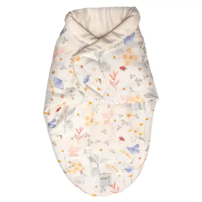 Sistem De Infasare Nature Bamboo By Amy Din Bambus Cu Umplutura Antialergica Babysoft   + Cadou Rucsacel Lunca Bej Pjb82653