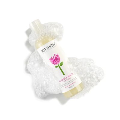 Spuma de baie naturala pentru bebelusi kit&kin 250ml tnakkbubblebath