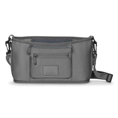 Lionelo - Geanta impermeabila pentru mamici si carucior, Little Cube, Cu 4 compartimente, Curea detasabila, Buzunar exterior detasabil, Gri BYNLO-LITTLE_CUBE_GREY