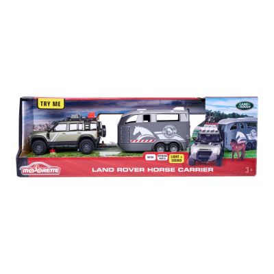 MAJORETTE LAND ROVER CU REMORCA PENTRU CAI VIV213776000