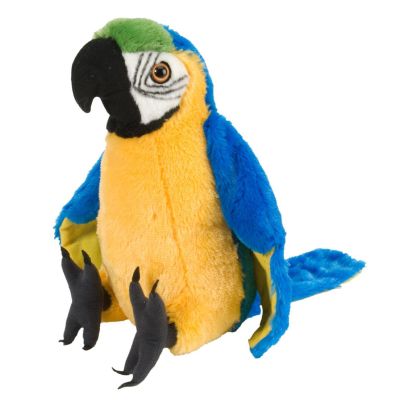 Papagal macaw galben - jucarie plus wild republic 30 cm wr12248