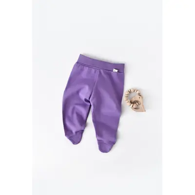 Pantaloni cu Botosei - Bumbac organic Mov (Marime: 6-9 luni) JEMBC-CSY5609-6