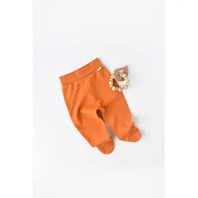 Pantaloni cu Botosei - Bumbac organic Portocaliu (Marime: 6-9 luni) JEMBC-CSY5606-6