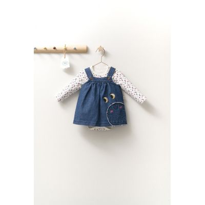 Set rochita cu body pentru fetite Monster, Tongs baby (Culoare: Gri, Marime: 18-24 Luni) JEMtgs_4418_2