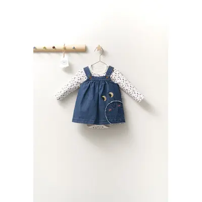 Set rochita cu body pentru fetite Monster, Tongs baby (Culoare: Gri, Marime: 6-9 luni) JEMtgs_4418_3