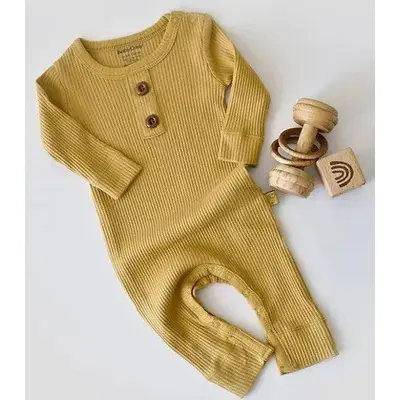 Salopeta cu maneca lunga si panataloni lungi din bumbac organic si modal - Sofran (Marime: 18-24 Luni) JEMBC-CSYM11413-18