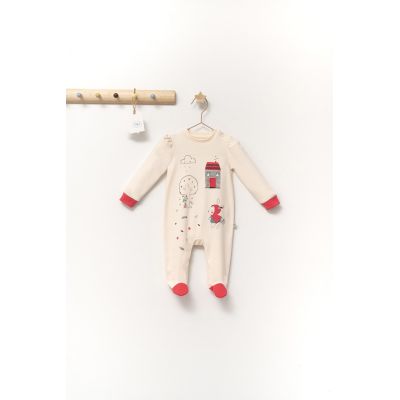 Salopeta eleganta Scufita rosie pentru bebelusi, Tongs baby (Culoare: Roz, Marime: 6-9 luni) JEMtgs_4360_3