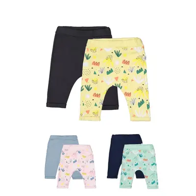 Set de 2 perechi de pantaloni Frunze pentru bebelusi, Tongs baby (Culoare: Galben, Marime: 12-18 Luni) JEMtgs_3190_10