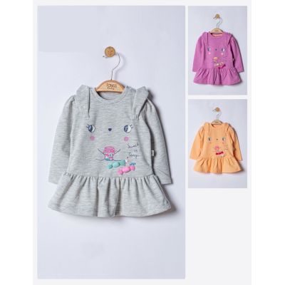 Rochita Sweets pentru fetite, Tongs baby (Culoare: Somon, Marime: 9-12 luni) JEMtgs_4047_12