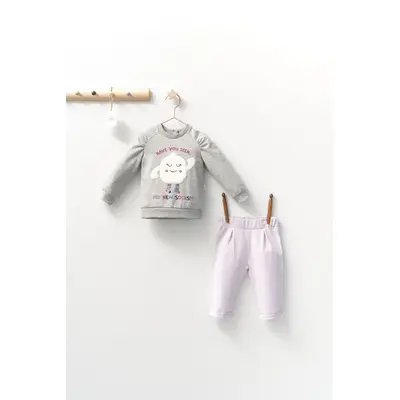 Set de 2 piese de trening Monster pentru bebelusi, Tongs baby (Culoare: Mov, Marime: 12-18 Luni) JEMtgs_4413_1