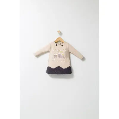 Rochita cu volan pentru fetite Fun Penguin, Tongs baby (Culoare: Gri, Marime: 18-24 Luni) JEMtgs_4569-2