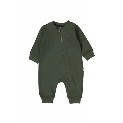 Salopeta cu maneca lunga nou nascut GRI, Tongs baby (Marime: 6-9 luni) JEMtgs_3627gri_3