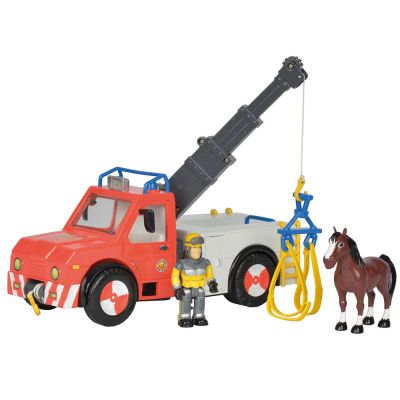 Masina de pompieri simba fireman sam phoenix cu figurina si cal hubs109252575038