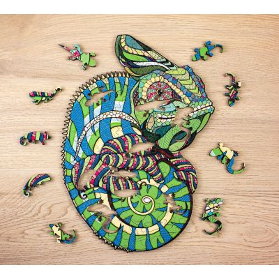 Puzzle din lemn, CHAMELEON, 111 piese @ EWA KDGEWA00119