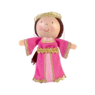 Marioneta deget Printesa Maria pentru teatru papusi, finger-puppet, 3 ani+, Fiesta KDGG-1023