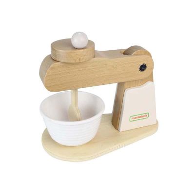 Mixer de jucarie, din lemn, +3 ani, Masterkidz KDGMK05311