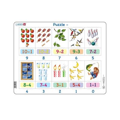 Puzzle maxi Scaderi cu imagini, orientare tip vedere, 20 de piese, Larsen KDGLS-AR19