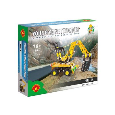 Set constructie 189 piese metalice Constructor Hulk Excavatorul, Alexander KDGAXCONS-1643