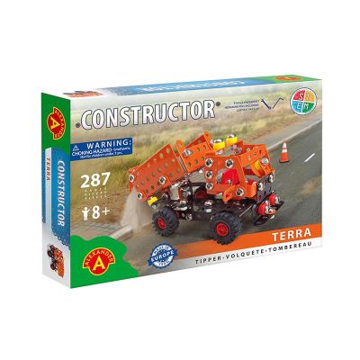 Set constructie 287 piese metalice Constructor Terra Basculanta, Alexander KDGAXCONS-1490