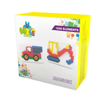 Set creativ de constructie, Minis 1200 piese, Meli KDGML50303