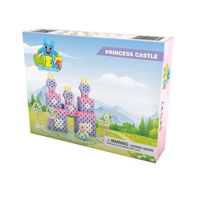 Set creativ de constructie Castelul Printesei, 434 piese, Meli KDGML50115