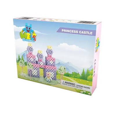 Set creativ de constructie Castelul Printesei, 434 piese, Meli KDGML50115