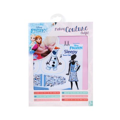 Set de croitorie hainute pentru papusi Couture Disney Sleepy Sweet Olaf, Dress Your Doll KDGPN-0168779