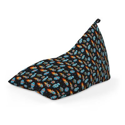 Fotoliu Units Puf Bean Bag tip Lounge, impermeabil, indoor/outdoor, sac interior, cu maner, 155 x 83 x 65 cm, game space retro BEANUNB-LGA-L-EXT-124