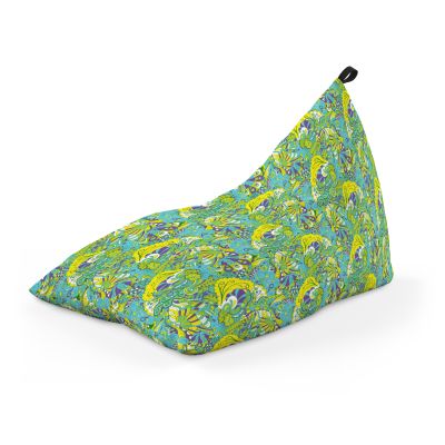 Fotoliu Units Puf Bean Bag tip Lounge, impermeabil, indoor/outdoor, sac interior, cu maner, 155 x 83 x 65 cm, hippie turcoaz BEANUNB-LGA-L-EXT-065