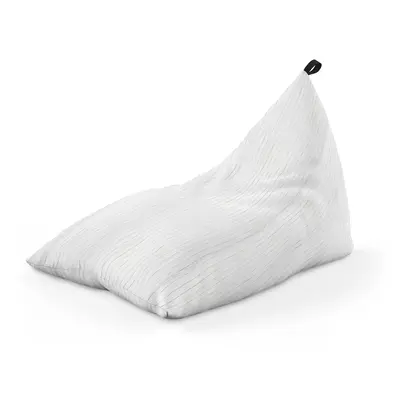 Fotoliu Units Puf Bean Bag tip Lounge, impermeabil, indoor/outdoor, sac interior, cu maner, 155 x 83 x 65 cm, lemn alb BEANUNB-LGA-L-EXT-003