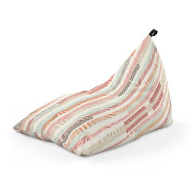 Fotoliu Units Puf Bean Bag tip Lounge, impermeabil, indoor/outdoor, sac interior, cu maner, 155 x 83 x 65 cm, model multicolor vertical BEANUNB-LGA-L-EXT-045