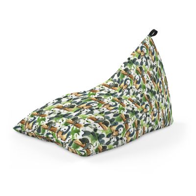 Fotoliu Units Puf Bean Bag tip Lounge, impermeabil, indoor/outdoor, sac interior, cu maner, 155 x 83 x 65 cm, panda BEANUNB-LGA-L-EXT-136