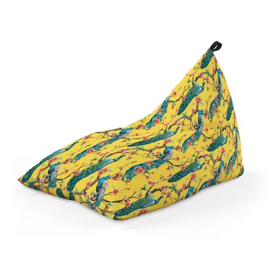 Fotoliu Units Puf Bean Bag tip Lounge, impermeabil, indoor/outdoor, sac interior, cu maner, 155 x 83 x 65 cm, pauni BEANUNB-LGA-L-EXT-113