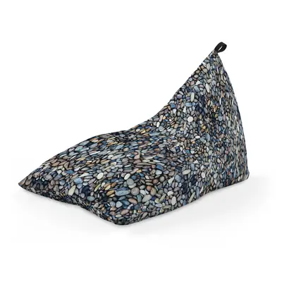 Fotoliu Units Puf Bean Bag tip Lounge, impermeabil, indoor/outdoor, sac interior, cu maner, 155 x 83 x 65 cm, pietricele BEANUNB-LGA-L-EXT-018