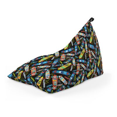 Fotoliu Units Puf Bean Bag tip Lounge, impermeabil, indoor/outdoor, sac interior, cu maner, 155 x 83 x 65 cm, skate BEANUNB-LGA-L-EXT-090